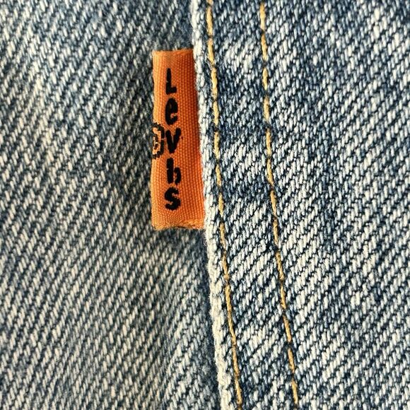 Vintage Levi’s 505 C  Orange Tab Jeans Mens Size 28 Distressed Jeans - Picture 4 of 11